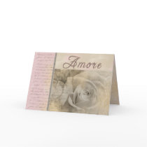 Romantic Amore Card