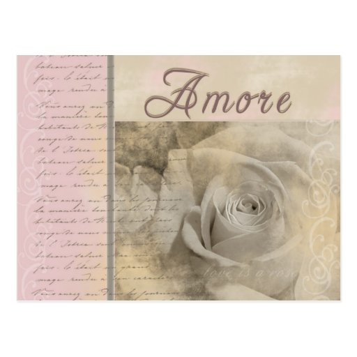 Ρομαντικό Καρτ ποστάλ Amore