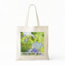 Romantic Blue Irises Bag