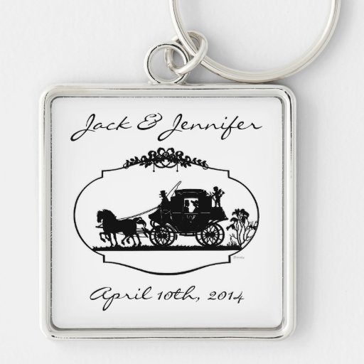 Romantic Carriage Keychain
