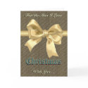 Romantic Christmas for him cards