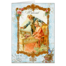 Romantic Couple French Vintage Style