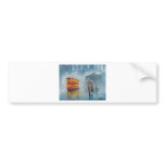 ROMANTIC COUPLE RAINY DAY UMBRELLA bumper stickers
