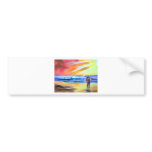 ROMANTIC COUPLE SEA BEACH SCENE bumper stickers