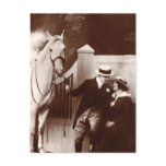 Romantic Couple with Grey Horse