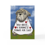 Romantic Dinner for Two Valentine's cards
