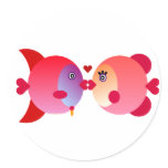 Romantic Fish Kiss stickers