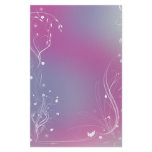 Romantic Flower Design Customized Stationery