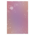 Romantic Flower Design Custom Stationery