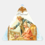 Romantic French Couple & Harpsicord Stickers