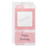 Romantic heart design photo cards