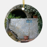 Romantic Italy double-sided custom ornament