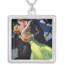 Romantic Kiss Personalized Necklace
