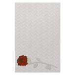 Romantic Lace and Rose Stationary stationery