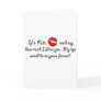 Romantic Love Kiss Quote Kissing Romance quotation Card