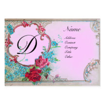 ROMANTIC MONOGRAM BUSINESS CARD TEMPLATE