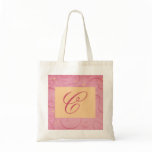 Romantic Monogram Tote Bag ~ C bags