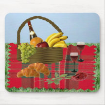 Romantic Picnic Mousepads