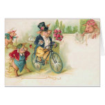 Romantic Pigs Greeting Card