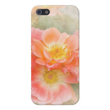 Romantic Pink Flowers Cases For iPhone 5