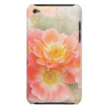 Romantic Pink Flowers iPod Case-Mate Cases
