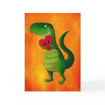 Romantic RAWR Dinosaur cards by colonelle Romantic RAWR Dinosaur cards
