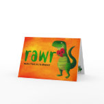 Romantic RAWR Dinosaur cards