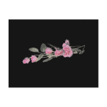 Romantic Red Roses Postcard