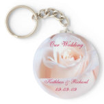 Romantic Rose Wedding Key Ring keychains