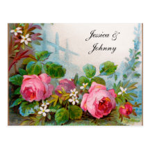 Romantic Save the Date Postcards