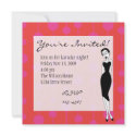 Romantic Songstress invitations