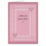 Romantic Template cards