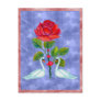 Romantic Valentine Swans Postcard