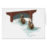 Romantic Venice Gondolas Cards
