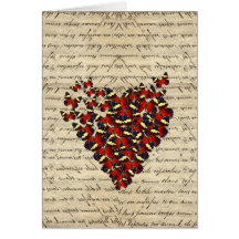 Romantic Vintage butterfies Cards