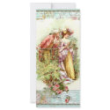 Romantic Vintage Regency Couple with Roses rack cards