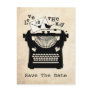 Romantic Vintage Typewriter STD Postcard