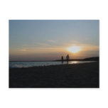 romantic walk on the beach postcards