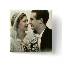 Romantic Wedding Buttons