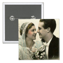 Romantic Wedding Buttons