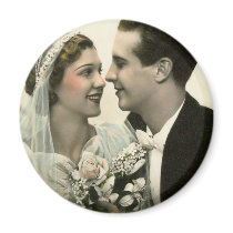 Romantic Wedding Refrigerator Magnets