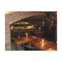 Romantic Wine Cellar Postcard