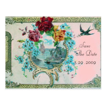 ROMANTICA 3 SAVE THE DATE POST CARDS