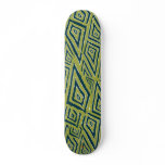 Romboidal verde. Skateboard