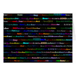 Rome Black Greeting Card H