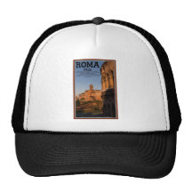 Rome - Colosseum and Temple of Venus Mesh Hat