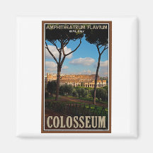 Rome - Colosseum from Palatine Hill Magnet