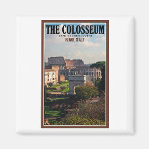Rome - Colosseum from the Forum Magnets