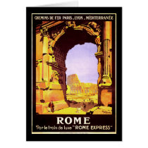 Rome Express Greeting Card