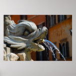 Rome Fountain Poster